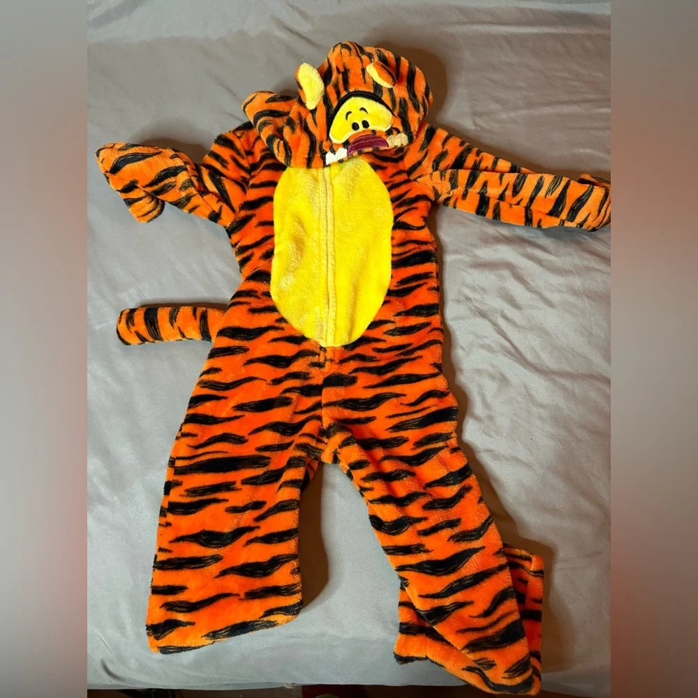 Disney Tigger-‎ Winnie the Pooh Toddler Boys Fleece Coverall 🧡 - Picture 4 of 7